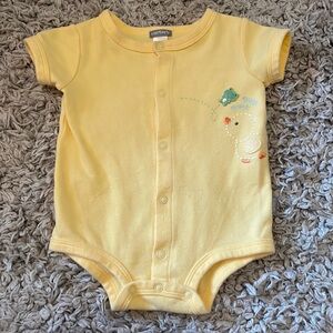 Vintage Carter’s Snap Front Ducky Bodysuit, Size 6 Months